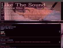 Tablet Screenshot of likethesound.com